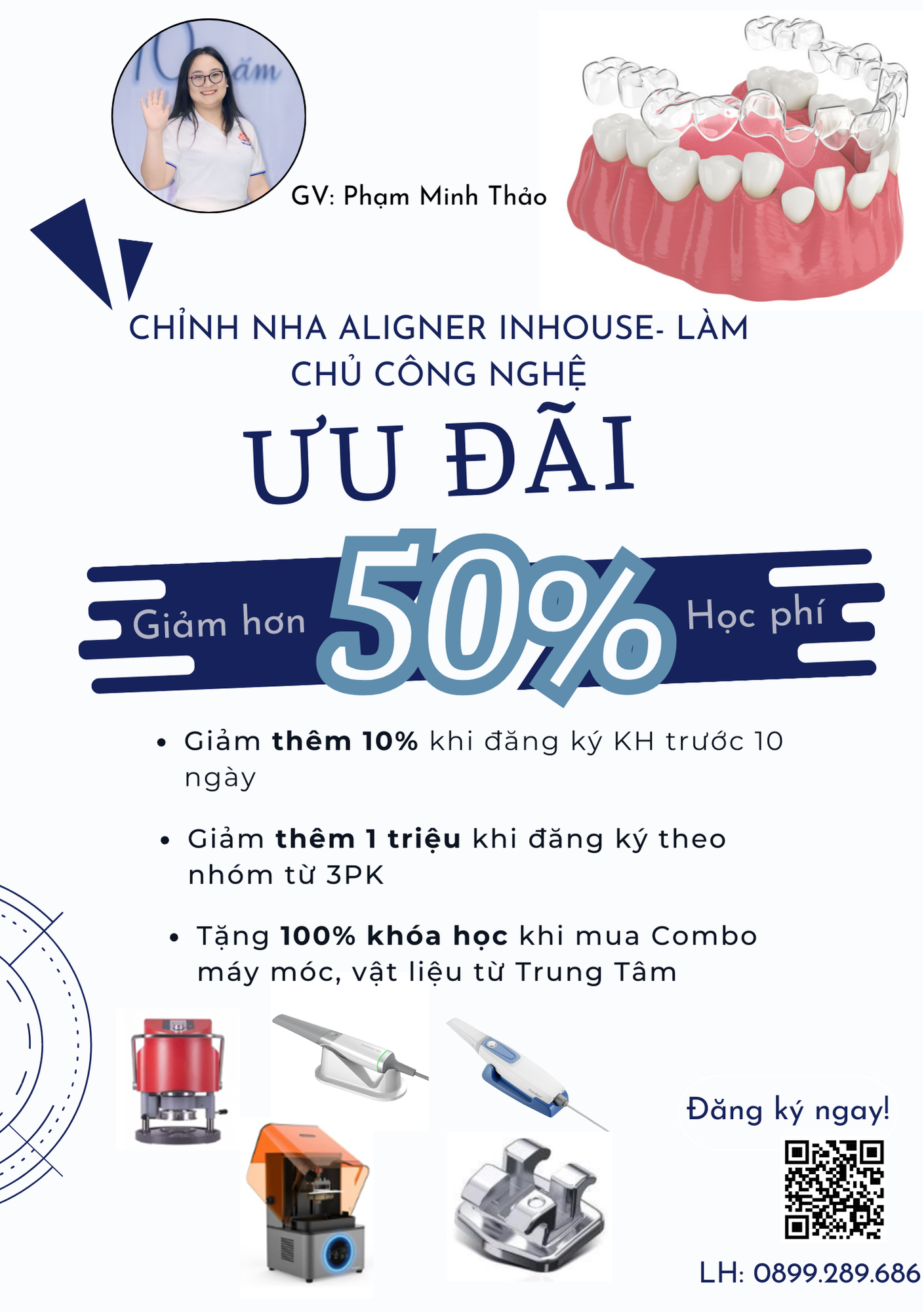 Workshop Chỉnh nha Aligner Inhouse- làm chủ công nghệ