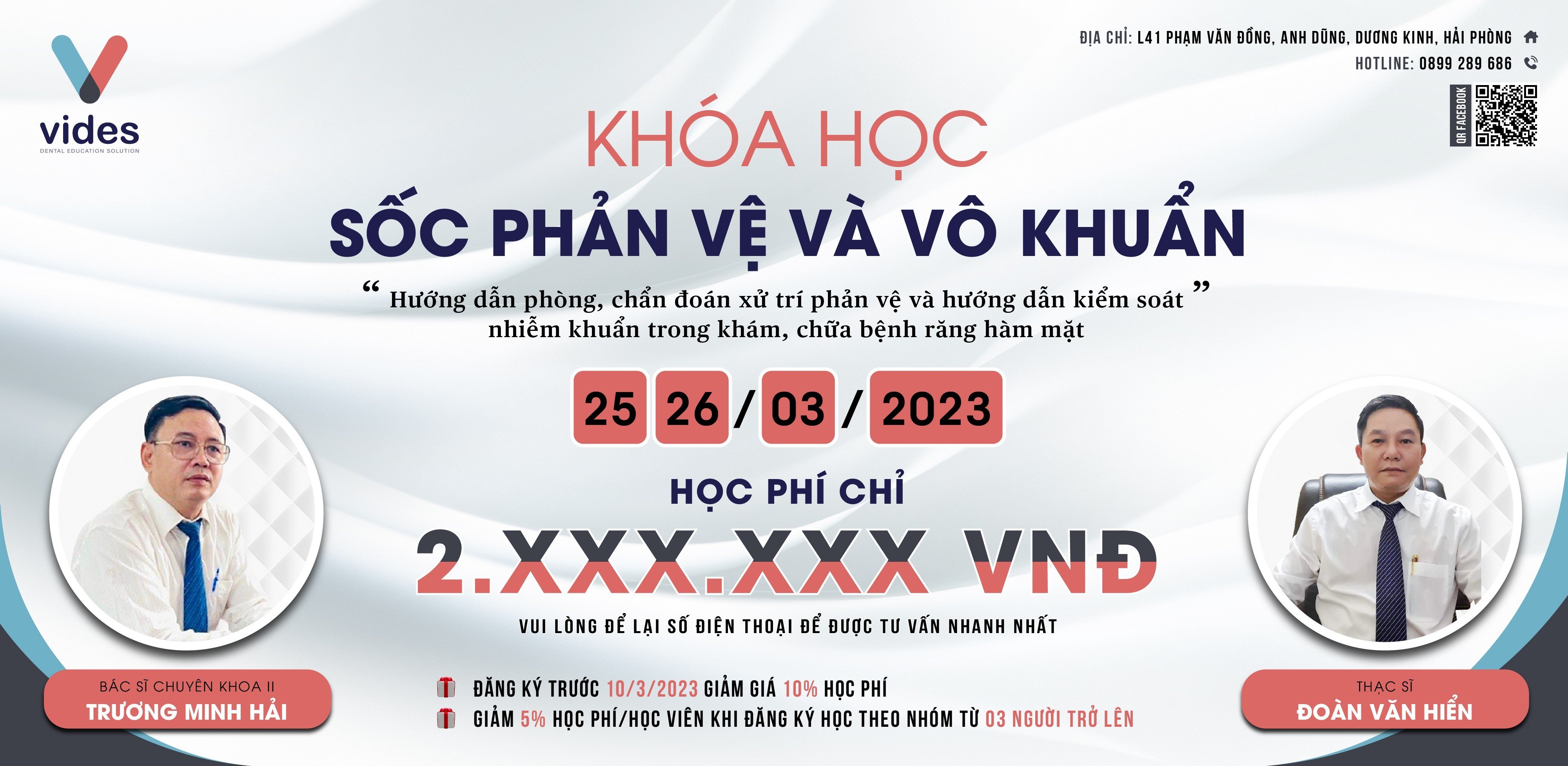 Khóa sốc phản vệ và vô  khuẩn